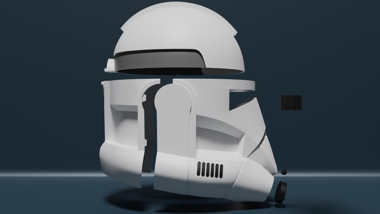 Animated Phase 2 Clone Trooper Helmet Files